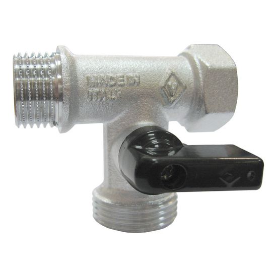 Трёхпроходной кран для стиральной машины Bugatti