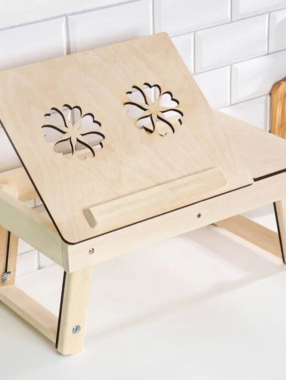 Столик для ноутбука складной &quot;Цветок&quot;, 50×30×21см