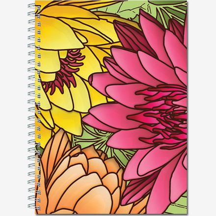 Блокнот-скетчбук SKETCHBOOK А5 с жесткой обложкой 60л. "Цветные Витражи"