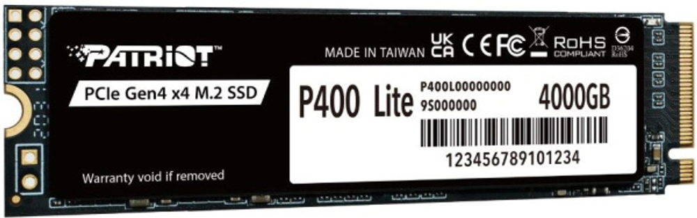 Накопитель SSD M.2 2280 Patriot Memory P400 Lite 4000 ГБ