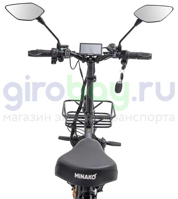 Электровелосипед Minako F10 Pro Dual 48V/20Ah (полный привод) 2025 года - Желтый обод