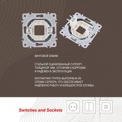 Розетка для вывод кабеля без рамки Arte Milano am-206 206.49-1.silver