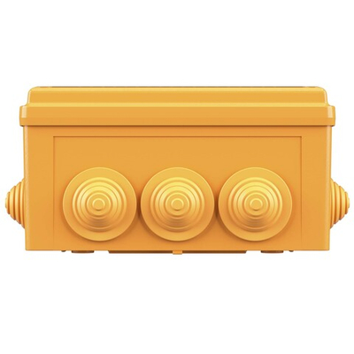 Коробка пластиковая FS с кабельными вводами и клеммниками, IP55, 150х110х70 мм, 4р, 450V, 32A, 10 мм2, нерж.контакт