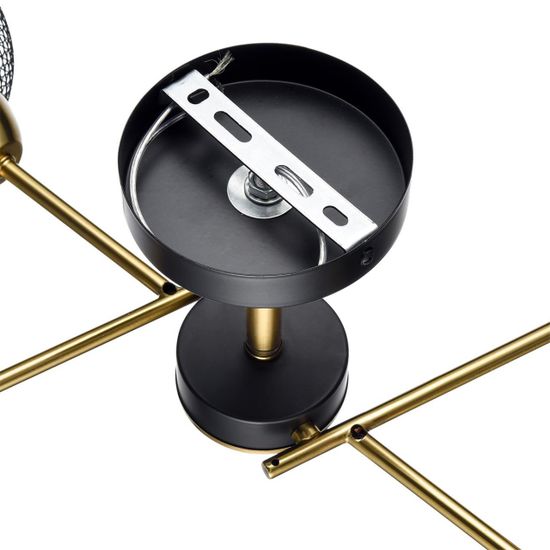 8247/4C COUNTY LN25 черный/бронза, металл Люстра потолочная Е27 4*60W 220V TUNARA