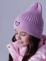 Шапка для девочки осенняя вязаная