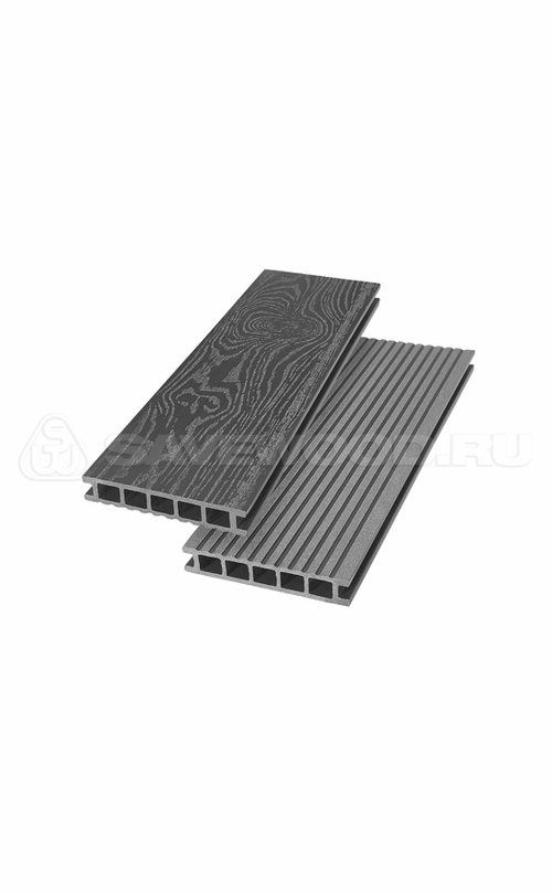 Террасная доска Savewood Ornus тангенциальный распил графит