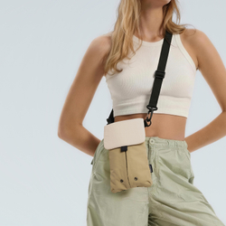 Легкая водоотталкивающая сумка через плечо цвета хаки, серия FLEX Series Nylon от Dux Ducis