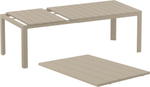 Стол пластиковый раздвижной Siesta Contract Atlantic Table 140/210, бежевый