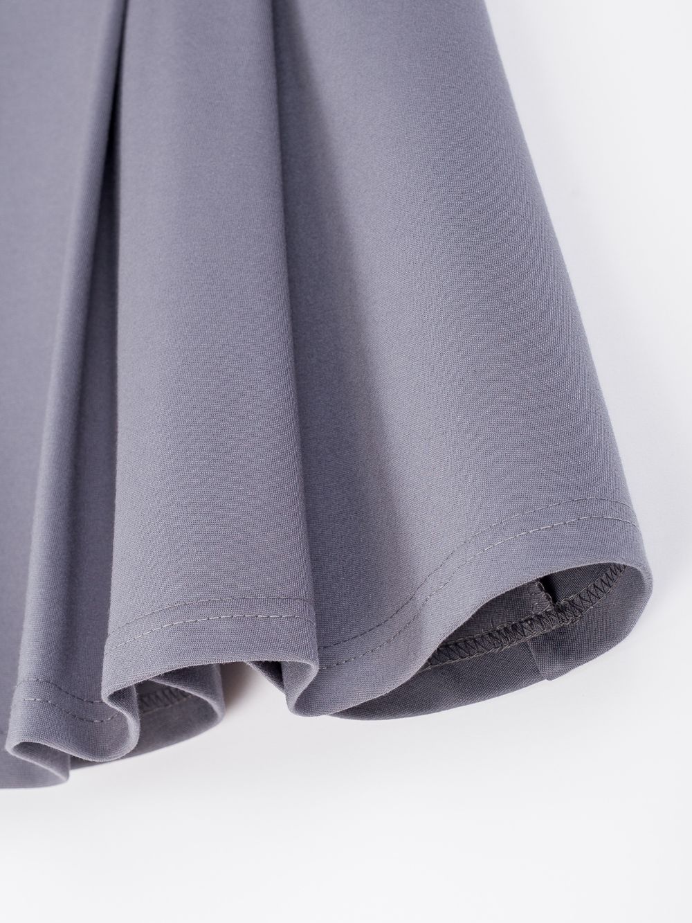 Юбка со складками "Серая" 7+