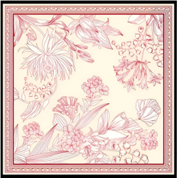 Платок двойной печати 88x88 см AV-BSD1031240261