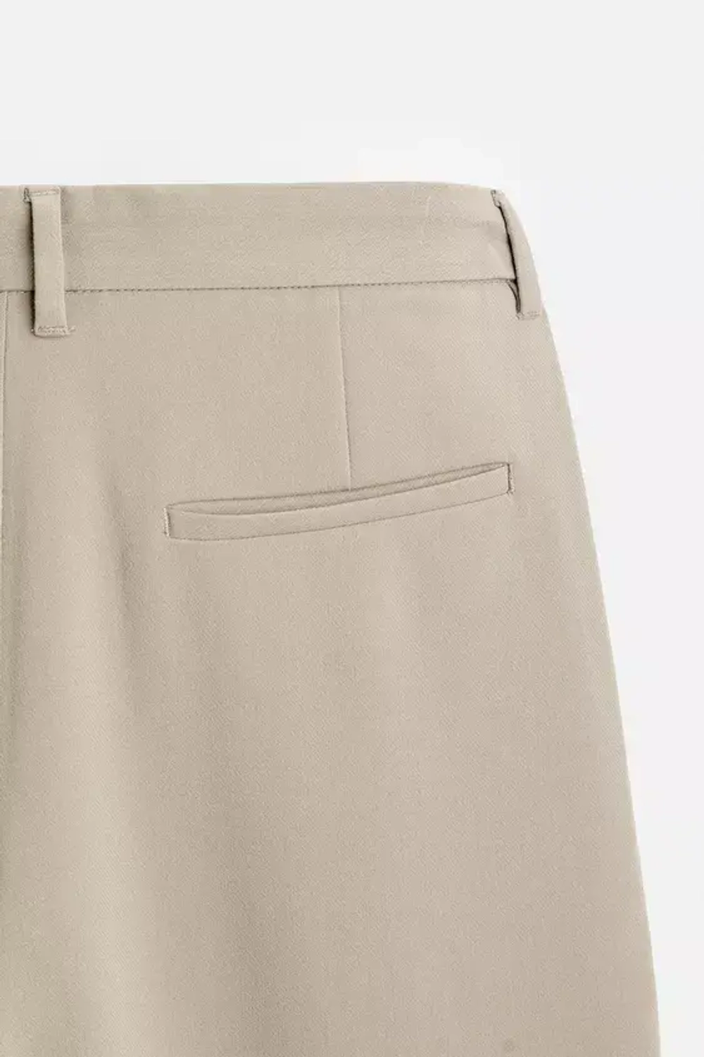 ZARA БРЮКИ СВОБОДНОГО КРОЯ СО СКЛАДКАМИ, СВЕТЛЫЙ РЫЖЕВАТО-КОРИЧНЕВЫЙ