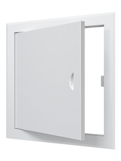 Люк ревизионный ЛТМ фланец 300х300 ручка магнит 360х360 окраш.сталь EVECS