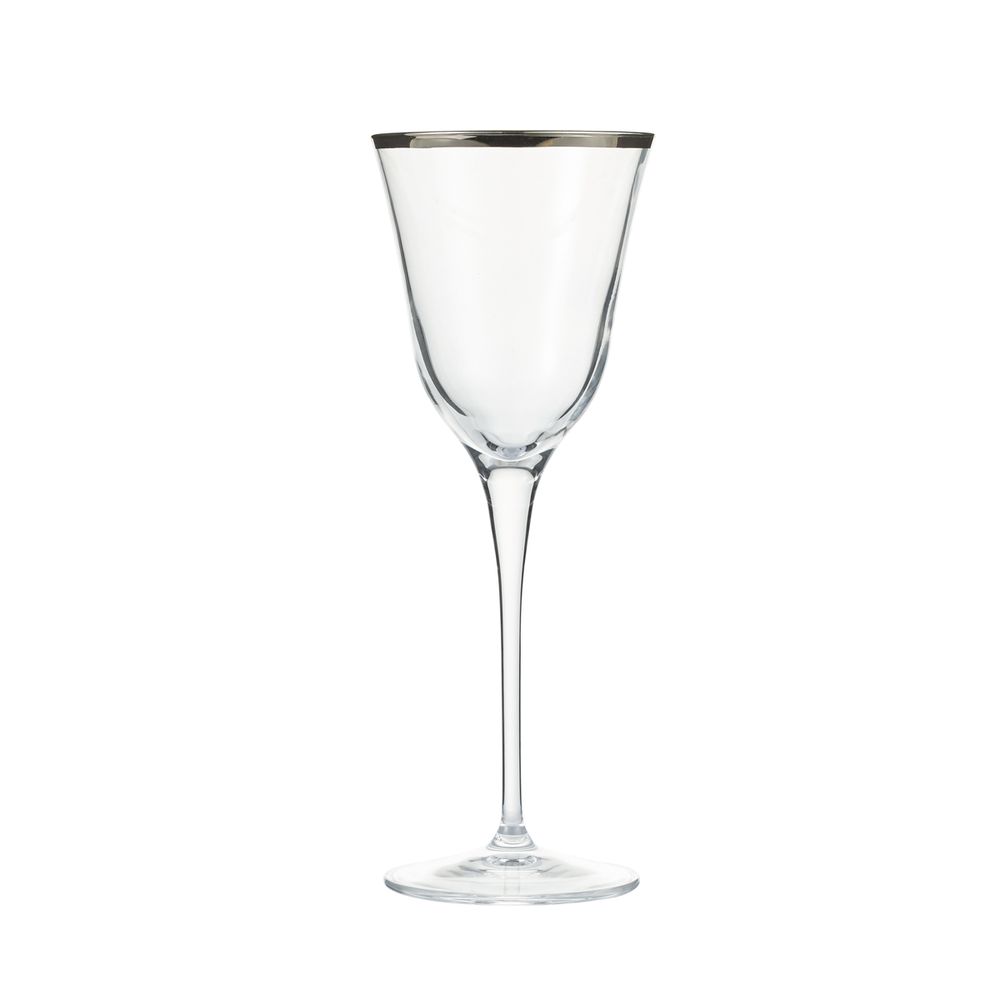 Набор бокалов Gipfel Julia Clear Filo Platino 42089 240 мл 6 предметов