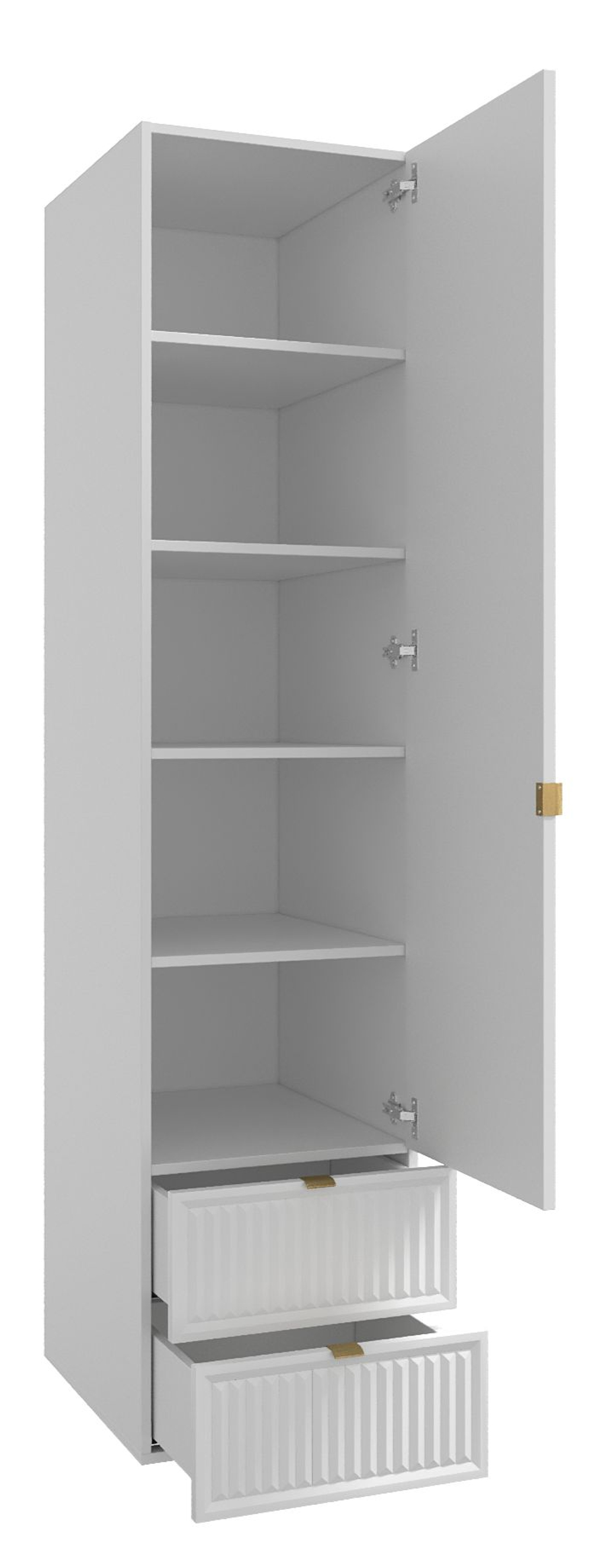 Шкаф для одежды, шкаф белый, Окленд 79-655