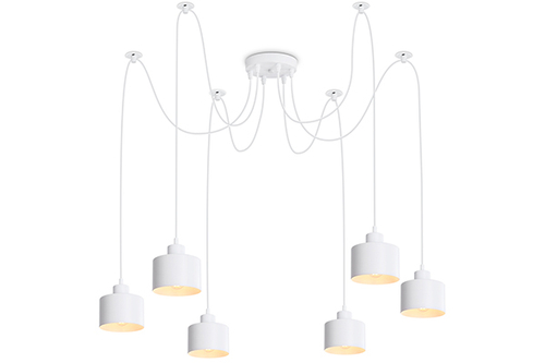 TR8131/6 WH белый E27*6 max 40W D700*800