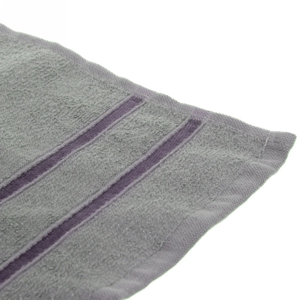 Полотенце махровое 30*30см «LUNA» цвет серый 10330 плотность 360гр/м2