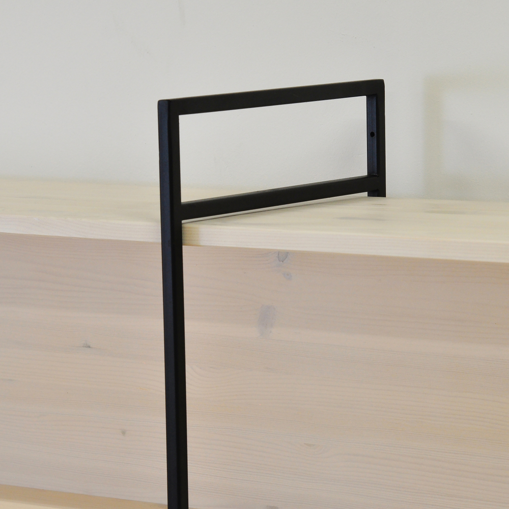 Стеллаж, 180х35х127, Бьерн, напольный, для книг, деревянный, в ванную и прихожую, для кухни, белый, La Redoute