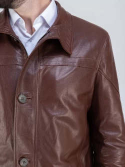 Кожаная куртка демисезонная