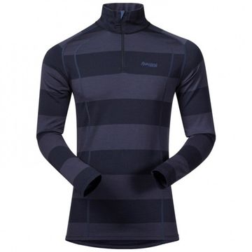 Фуфайка мужская с длинным рукавом и высоким воротом на молнии Bergans Fjellrapp Half Zip 1958