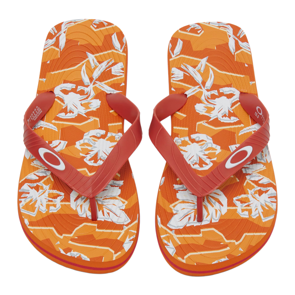 Oakley Flip Flops Flat No Special Function Orange Summer Thong Fof100423 7da