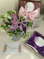 Broş \ Брошь Xarı Bülbül-3