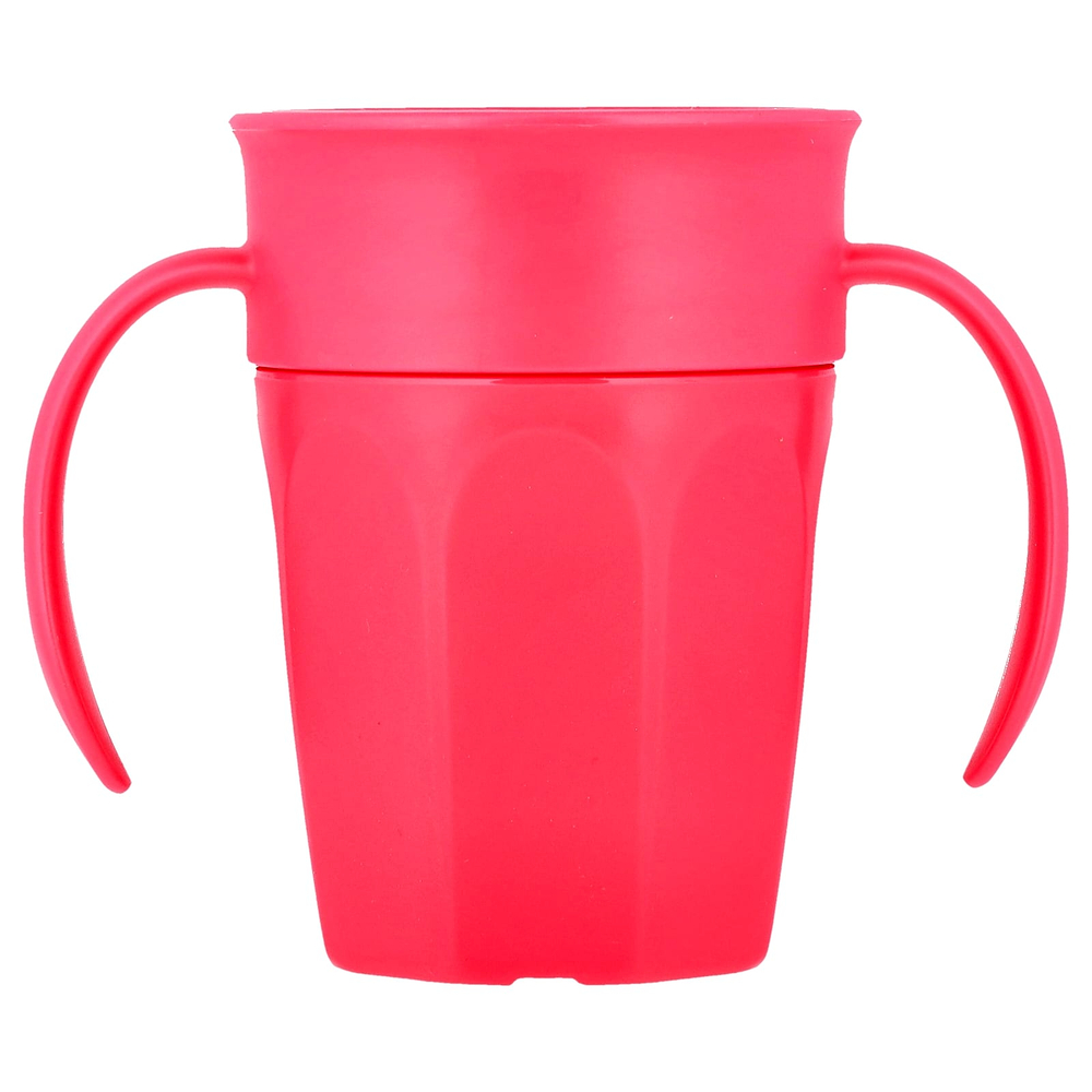 Dr. Brown's, Milestones™, Cheers360™, кружка без носика, для детей от 6 месяцев, розовый, 200 мл (7 унций)