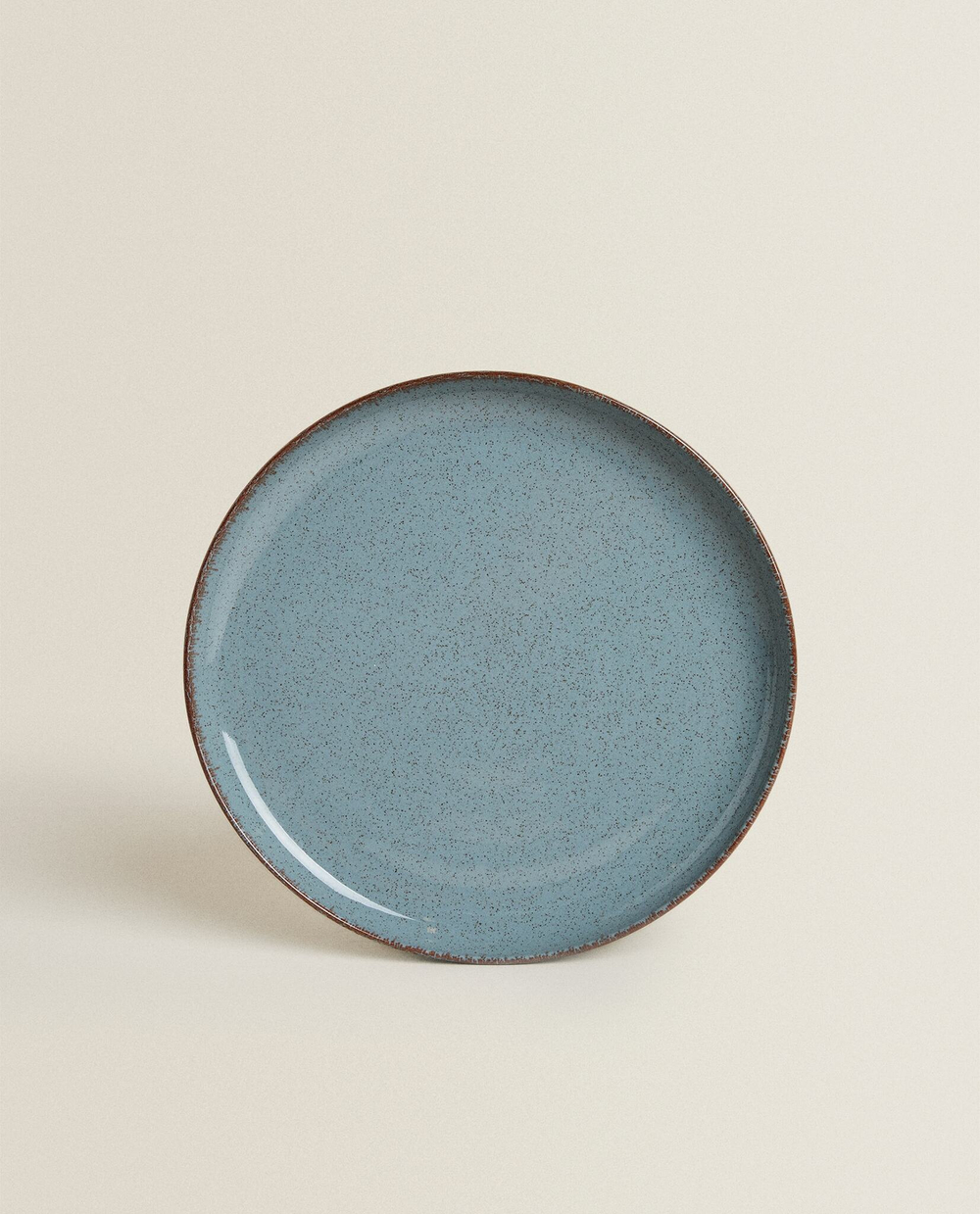 ZARA HOME ФАРФОРОВАЯ ДЕСЕРТНАЯ ТАРЕЛКА С ОБОДКОМ ПОД СТАРИНУ