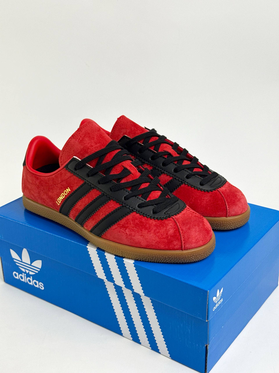 Кроссовки Adidas Originals London #B297 (красн.)