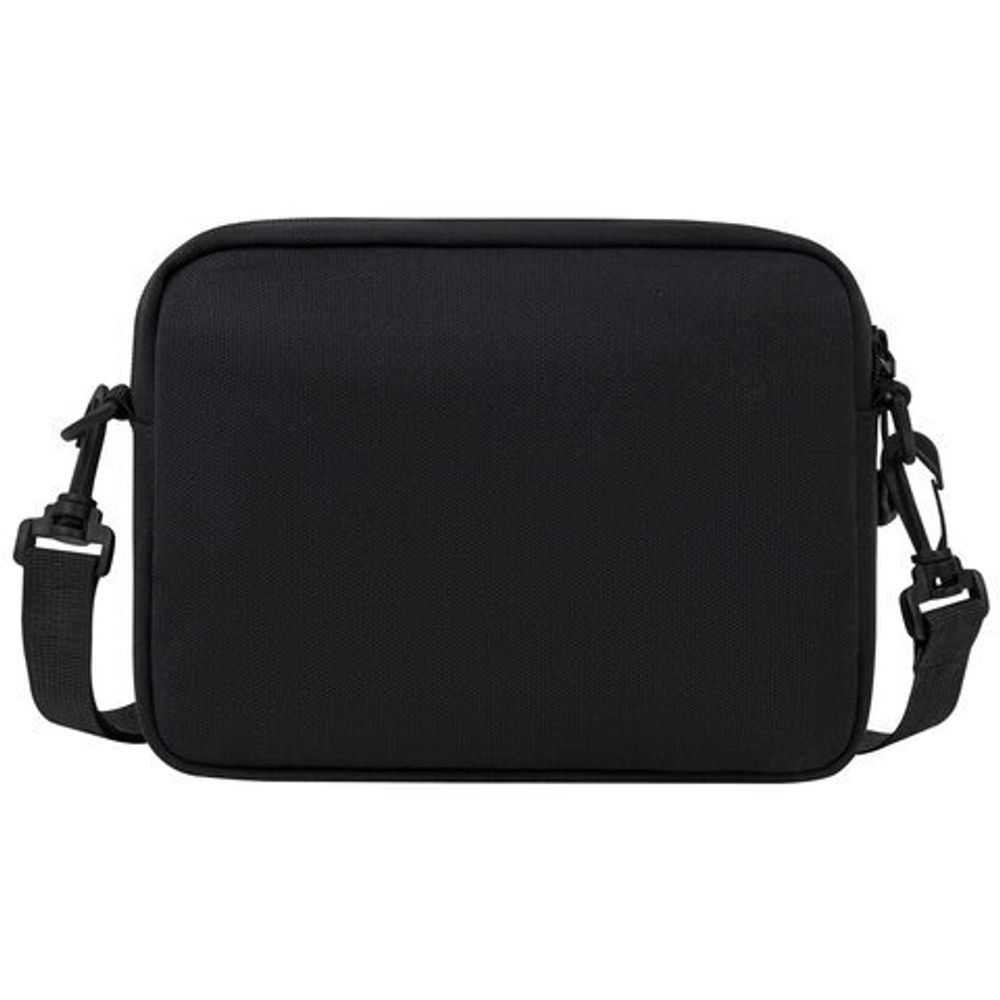 Сумка на плечо HEIKKI ATOM (ХЕЙКИ) два кармана, черная, 17х22х6 см, 272633