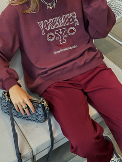 Брюки Office винный