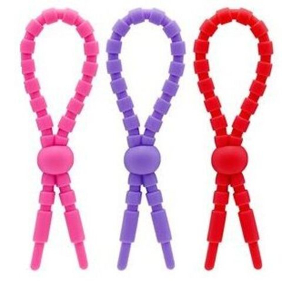 Набор из трех лассо для пениса Elastic Erection (Цвет: разноцветный)