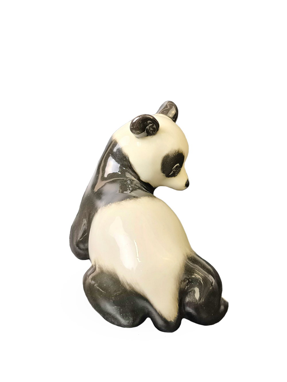 Фарфоровая статуэтка "Панда" ЛФЗ, СССР 1970 - 1986 гг.