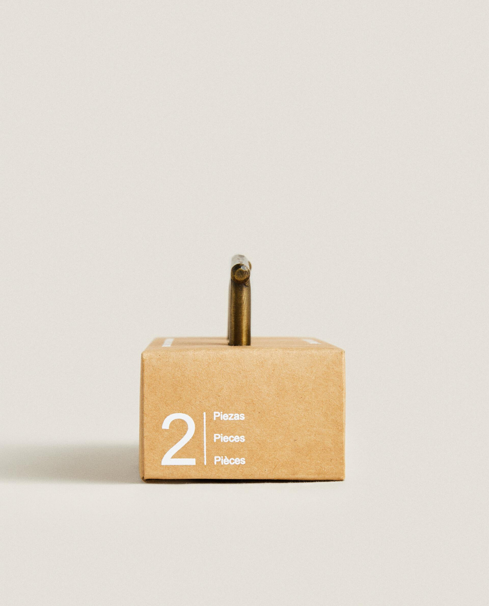 Мебельная ручка Zara Home, 3х4х1 см, 2 шт., 9552/555