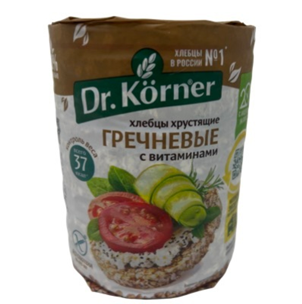 Хлебцы DR KORNER гречневые с витаминами 100г