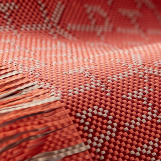 Чехол Pitaka Monogram Ultra-Slim для iPhone 17 Pro Max, красно-золотой