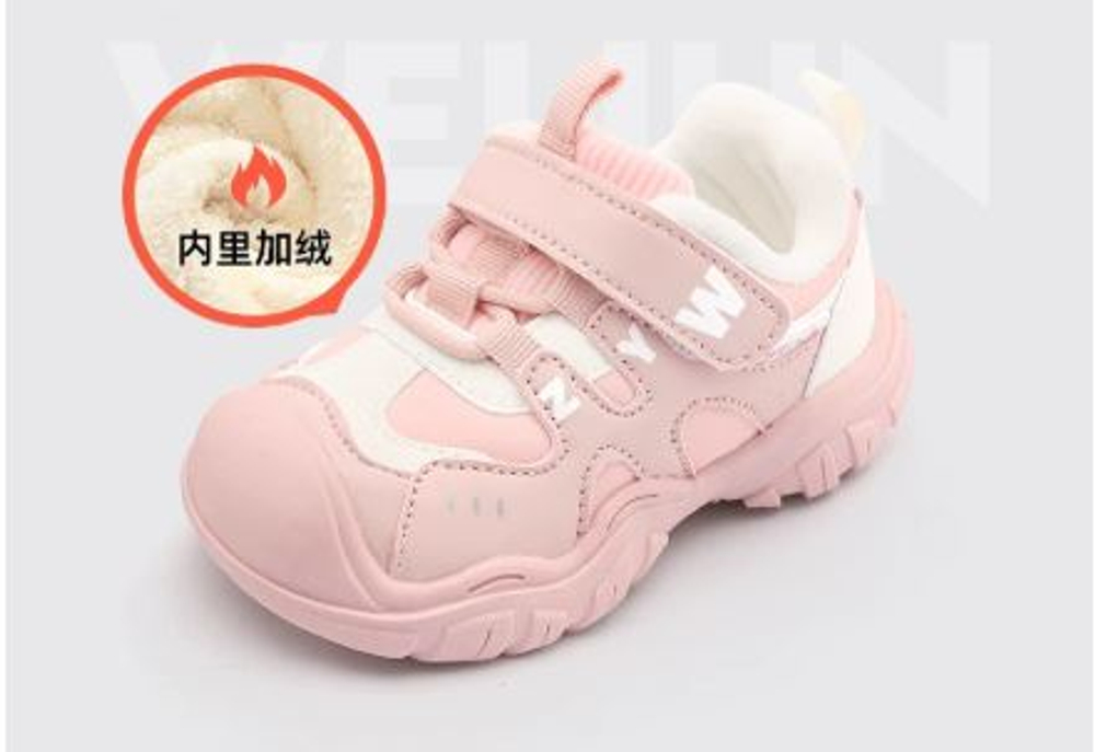 Кроссовки теплые детские Weijun yizu 24-33 размеры арт. 134