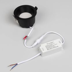 Светильник MS-DROP-BUILT-R84-8W Warm3000 (BK, 85 deg, 230V) (Arlight, IP54 Металл, 5 лет) 041493