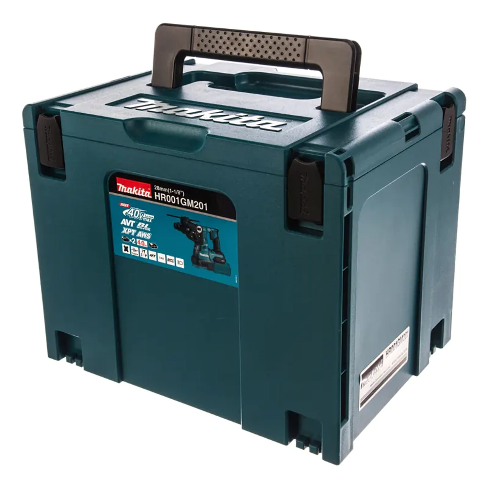 Makita HR001GM201 аккумуляторный перфоратор (2 x 4 Ач, ЗУ)