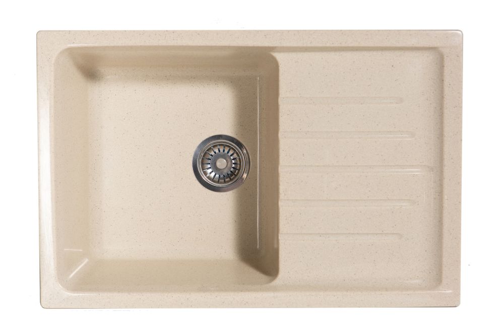 Мойка каменная S-12 глянец (Sim Gran), Бежевый