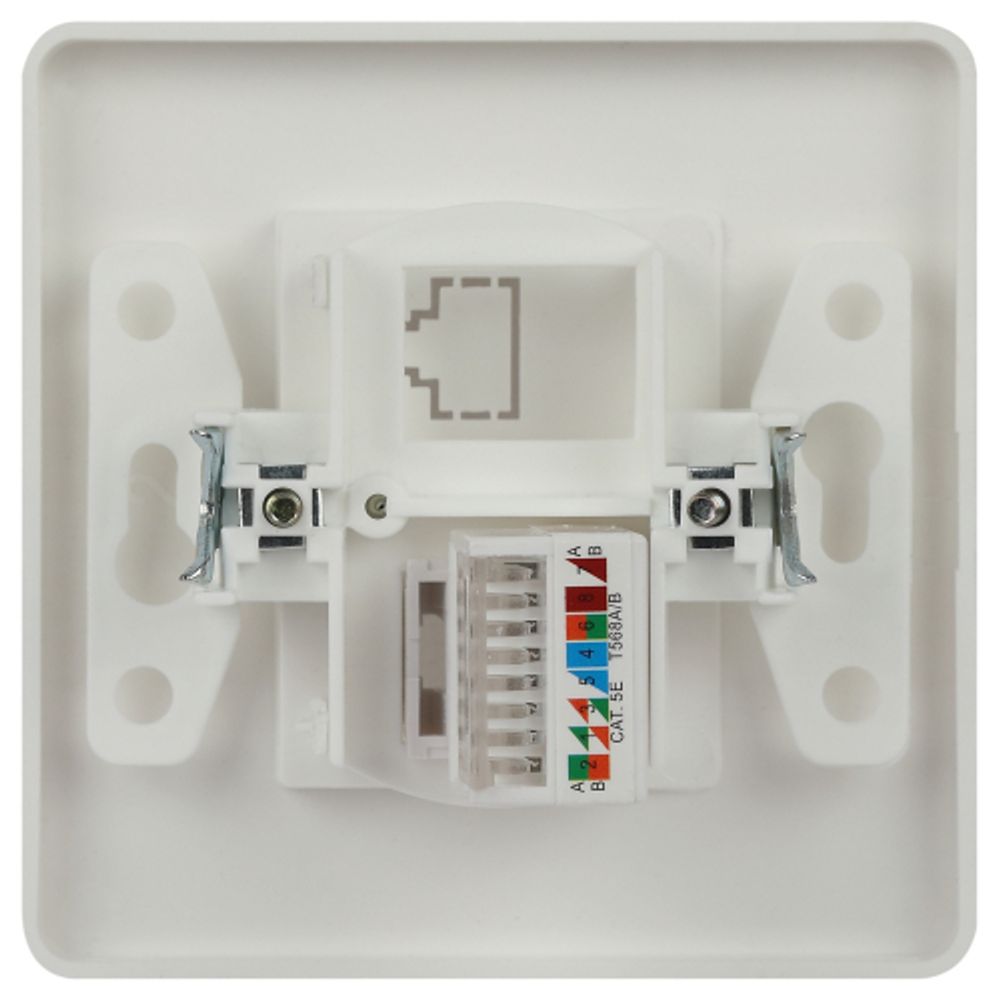 Розетка Intro Style 7-303-01 информационная RJ45, СУ, белый
