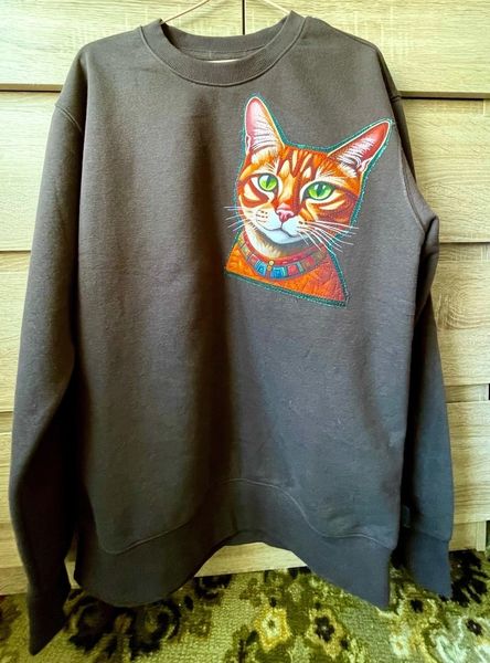 КОТЫ И КОШКИ, купон из 8 картинок, 100% хлопок 7