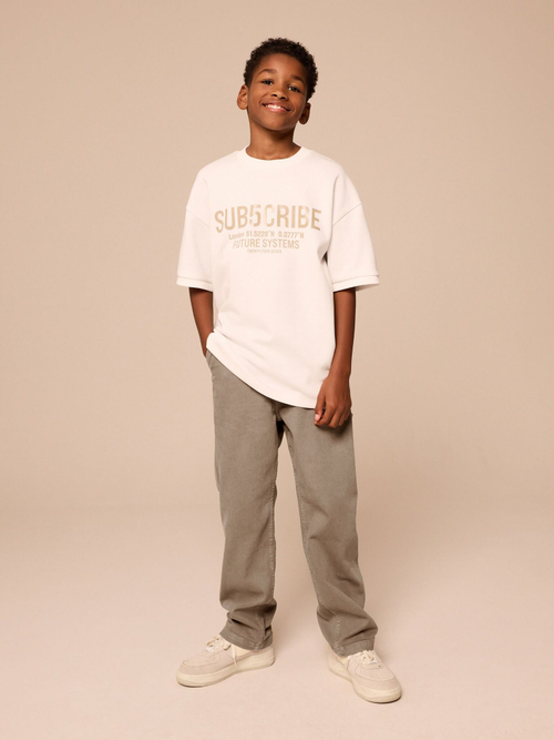 Джинсы карго для мальчика Next E41-863, Песочный