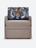 Кресло-кровать "Миник" с подлокотниками Candy Beige купон Тигр