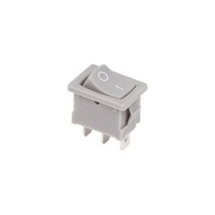 Переключатель клавишный 250В 6А (3с) ON-ON серый Mini REXANT