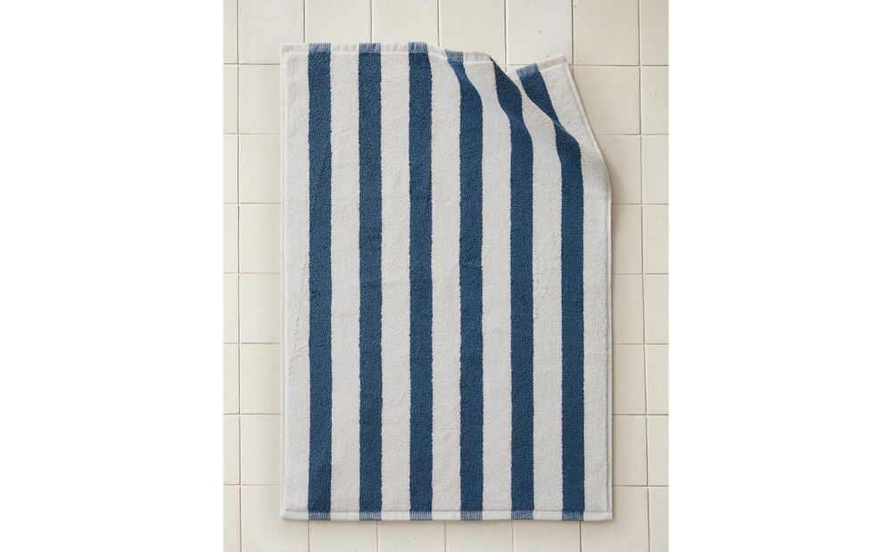 Zara Home коврик для ванной из хлопка, в полоску, 50x70 см