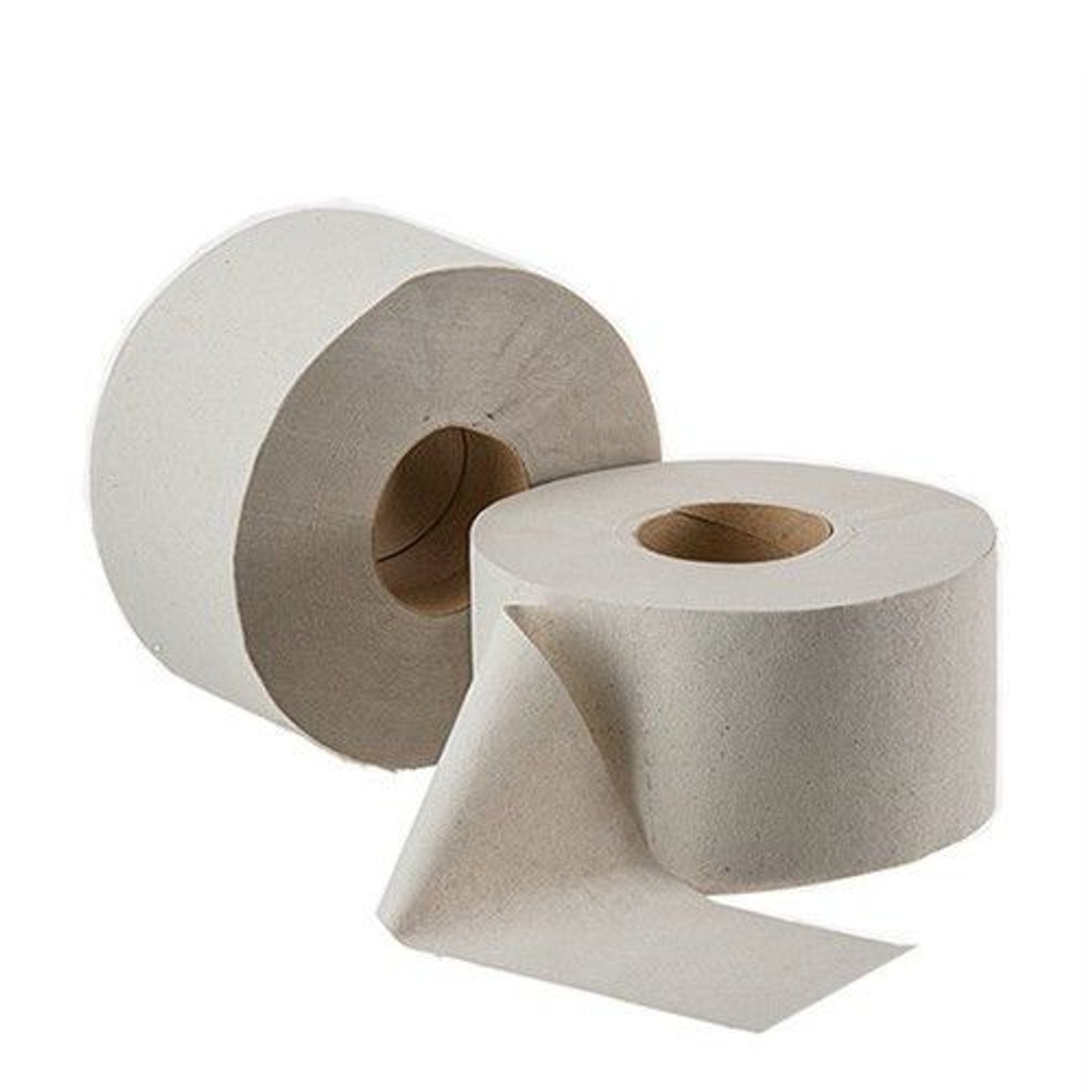 Туалетная бумага Кабаре 1 сл. Professional для диспенсера серая 200м (1пак=12рул.)