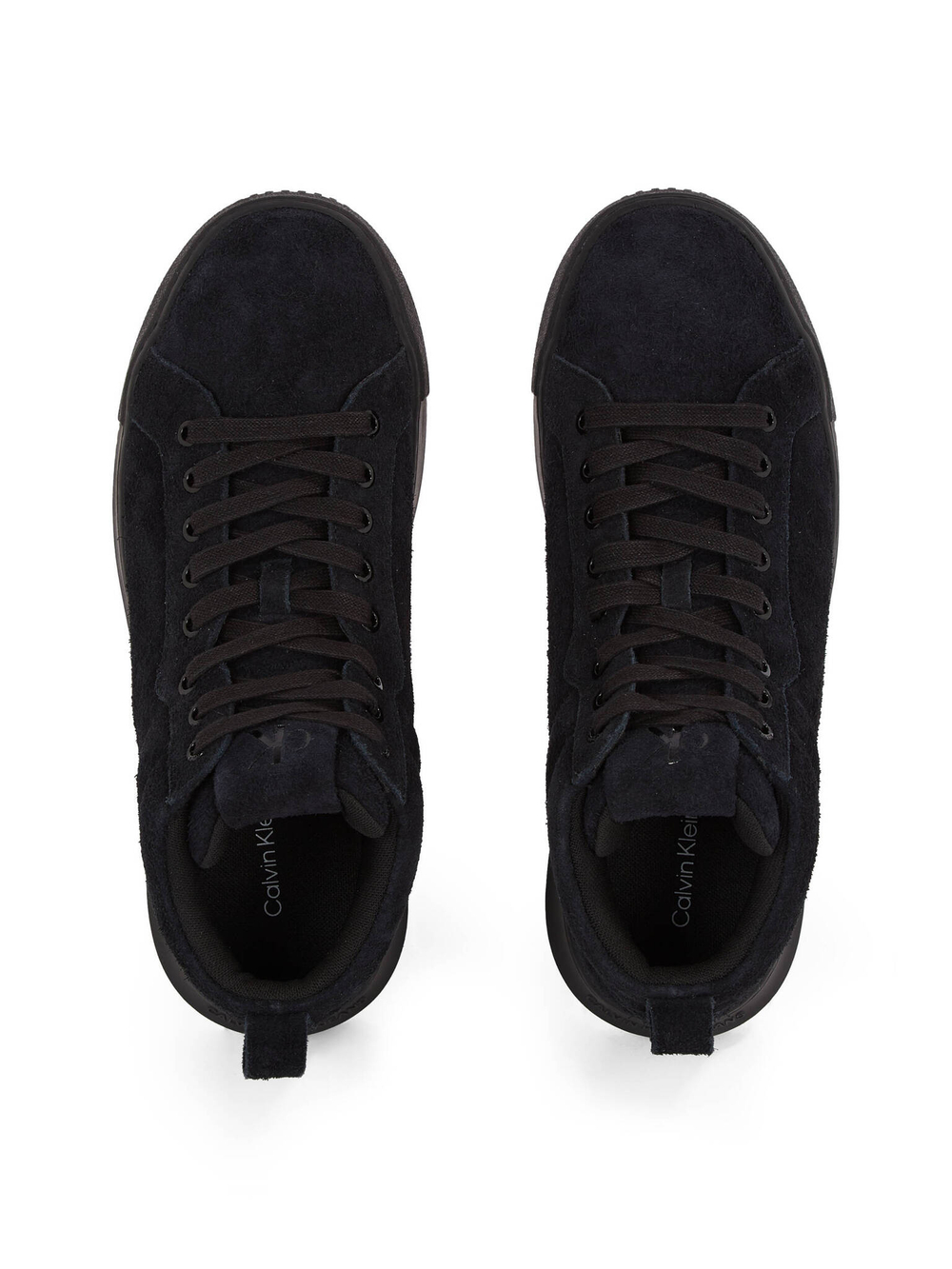 Кожаные кроссовки CALVIN KLEIN JEANS - черный(YM0YM01128)