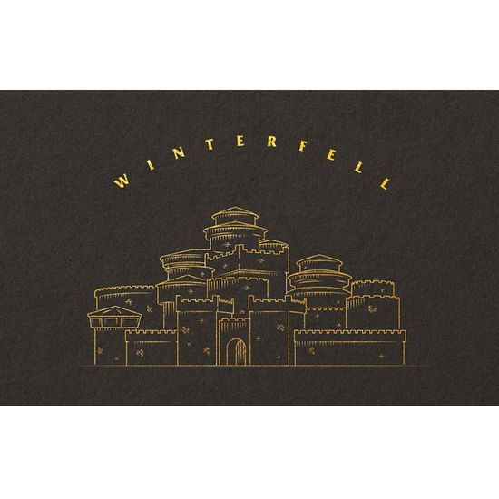Э.ИгрПрест.Кардхолдер.Винтерфелл(215х65 мм)
