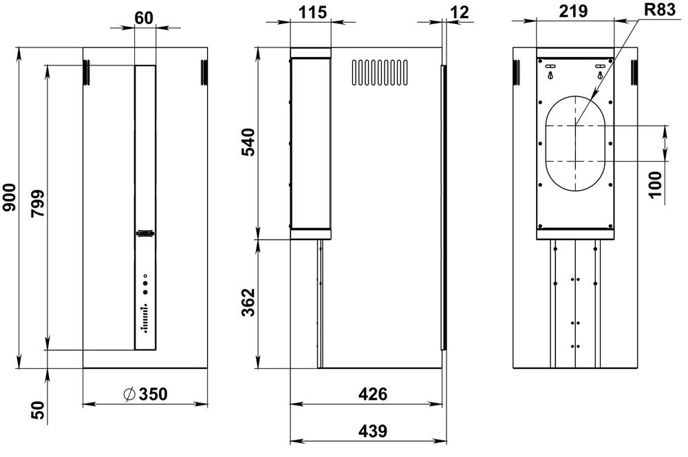 вытяжка D 559 W