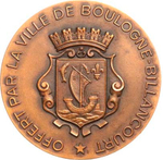 France, Third Republic, "Fête de l'Eau" Bronze Medal, 1935